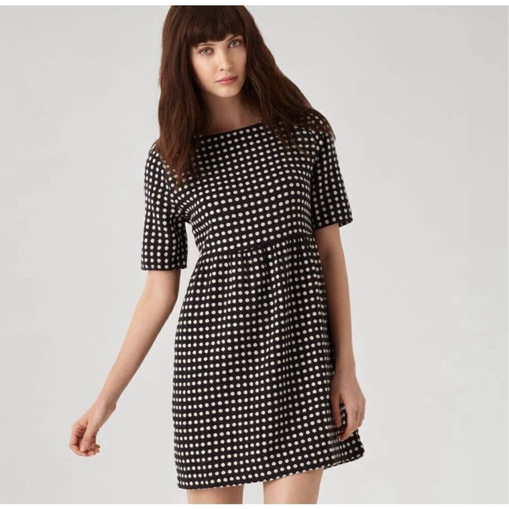 ✨Ace & Jig Women's S Black Ivory Polka Dot Mini Dress